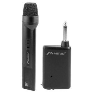 MICROFONO INALAMBRICO VHF ALTA CALIDAD RECEPTOR NEGRO