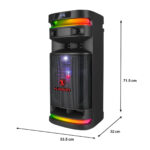 ONE BODY 10" + TW 2" + MR 3" LUZ LED RGB KSR-LINK - KSB-4010