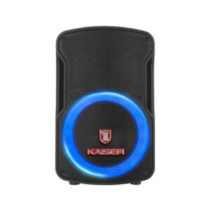BB 8" CIRCLE LIGHT KSRLINK RECAR/BT/FM/USB/MICRO SD/REC/1 MIC ALAMBRICO/REMOT/25W RMS